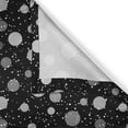thumbnail image 6 of Ambesonne Retro Valance & Curtain, Scattered Circles Dots Art, 55"x45", Dark Night Blue and Pale Grey, 6 of 7