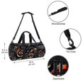 thumbnail image 5 of Motorcycle Sports Bag: Soccer, Weekender, Swim - Size 17.7 Inches with Interior Zipper Pocket, Large Capacity, 5 of 6