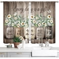 thumbnail image 1 of Outside The Window Window Curtain Butterfly Flower Landscape, Wake Up Vines Climb Over The Window Frame Sun Rays Beautiful Natural Landscape Curtain, Room Living Room Blackout Curtain 2 Pieces 84x84in, 1 of 5