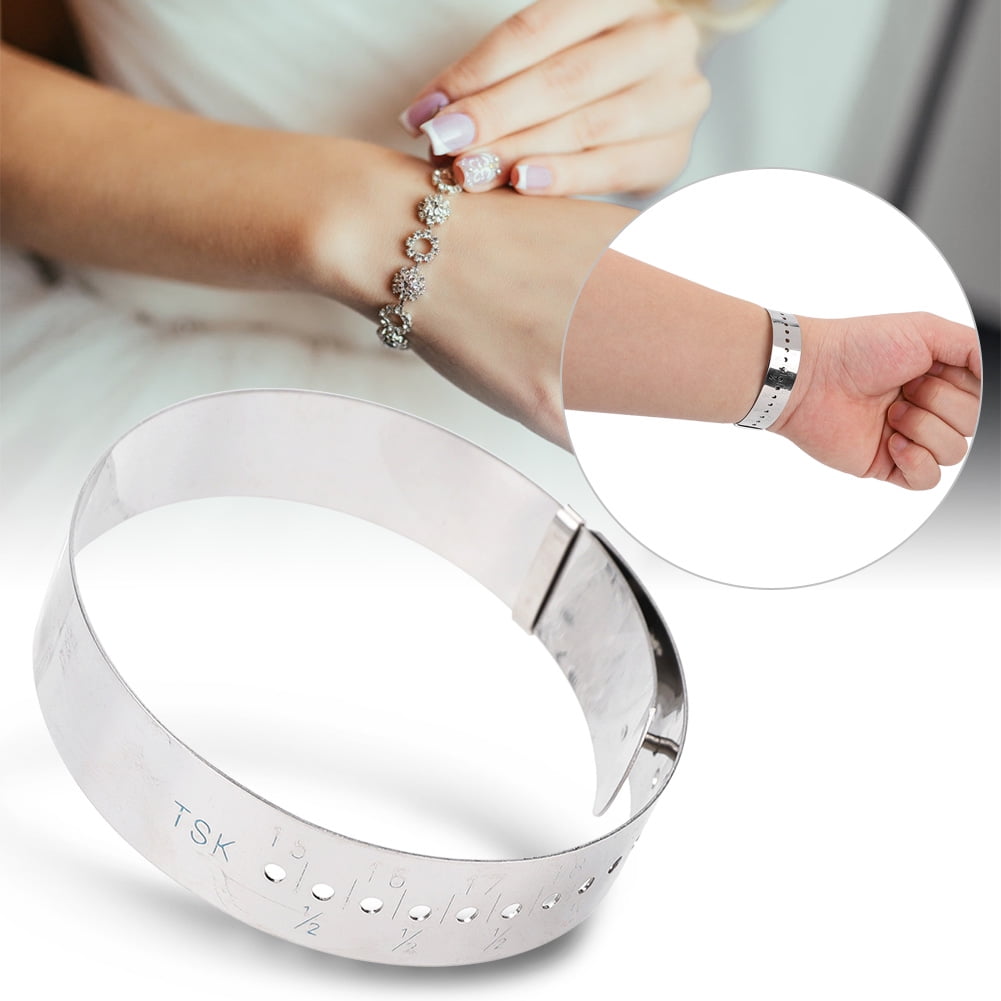 Herwey Bracelet Measurer,Bracelet Measuring Gauge Wrists Adjustable