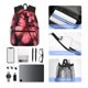 thumbnail image 4 of Easygdp pink butterfly Mochila Casual para Portátil, Mochila para Escuela, Viajes, Negocios, 4 of 6