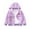 Purple, variant on ZACPNCV Toddler Boys Girls Cartoon Print Zip Jacket Hooded Trench Lightweight Kids Coats Windbreaker Casual Outerwear Red