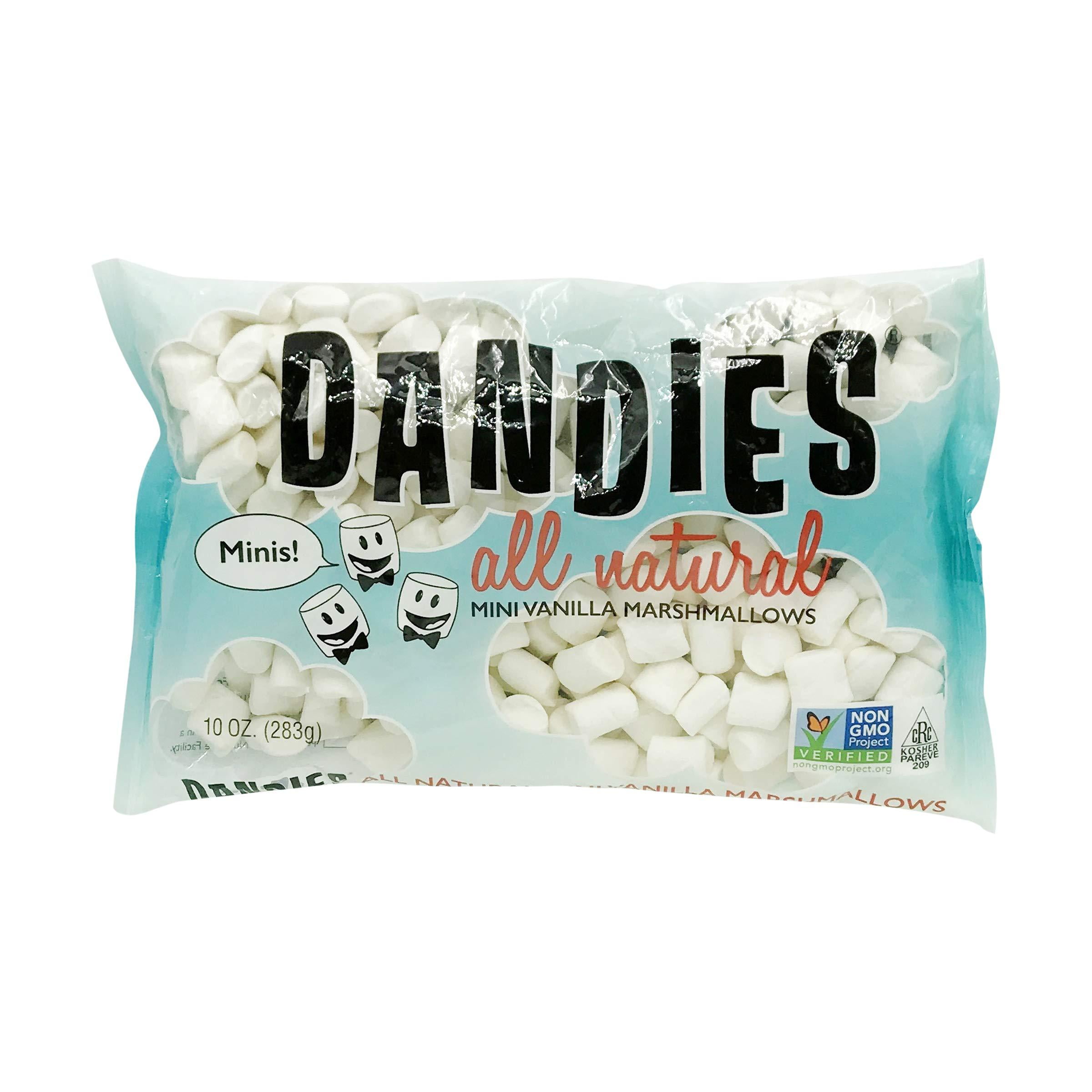 Dandies, Vegan Marshmallows Vanilla Minis, 10 oz 10 Ounce (Pack of 1