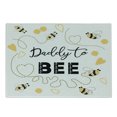 thumbnail image 1 of Saying Cutting Board, Funny Daddy to Bee Calligraphic Illustration Fathers Day, Decorative Tempered Glass Cutting and Serving Board, in 3 Sizes, by Ambesonne, 1 of 2