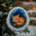 thumbnail image 5 of Uxgjfwu Acrylic Christmas Tree Ornaments, Transparent Holiday Decorations with Metal Hooks, Shatterproof Tree Decor for Indoor Decorating, Seasonal Display, 5 of 5