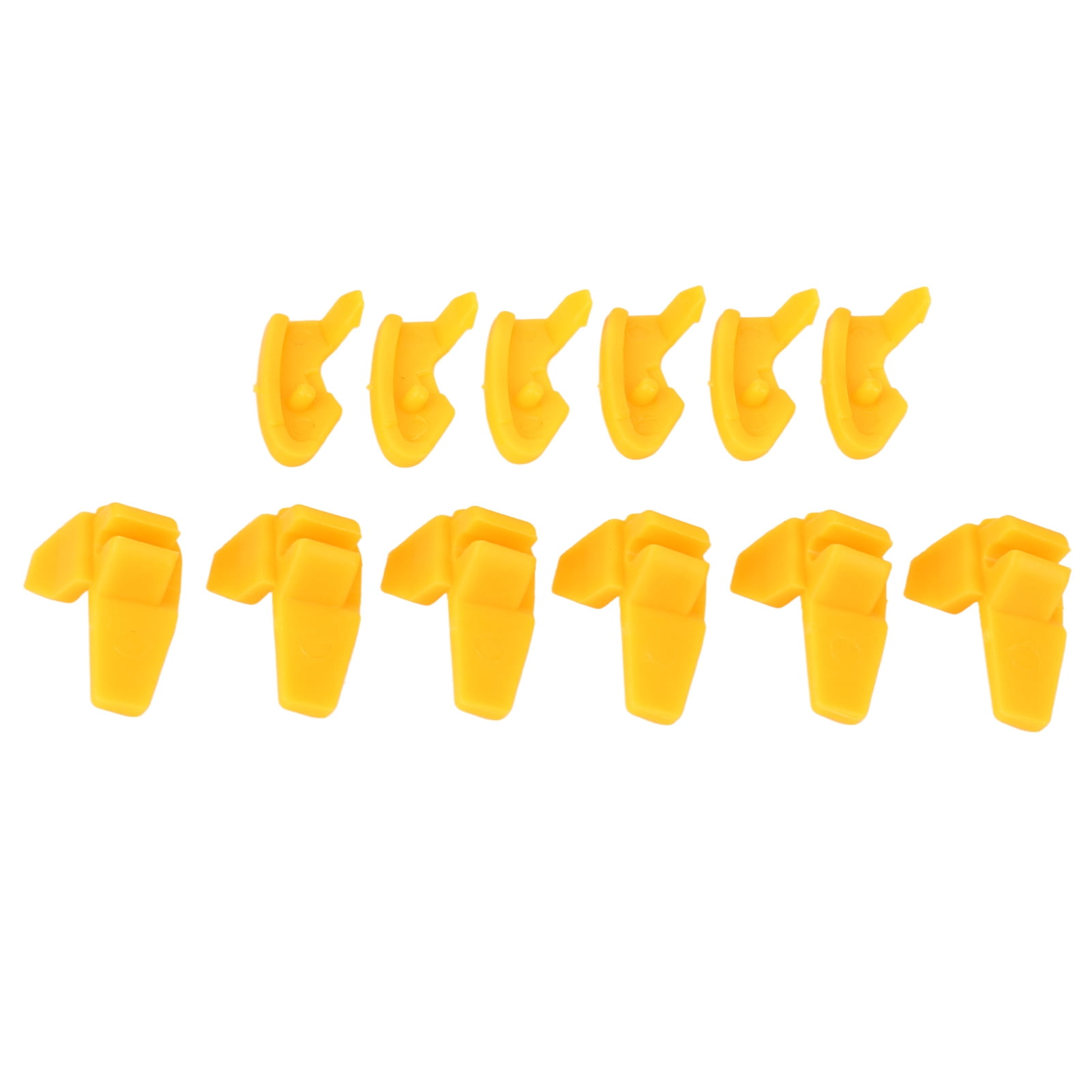 KIMISS 6 Pairs Tire Changer Plastic Duck Head Inserts – Rim Protector Mount/Demount Tool For Car & Motorcycle