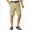 Khaki, variant on SwiftWear Men's Breathable Quick-Dry Cargo Shorts with Pockets & Zipper - Comfortable Summer Casual Outdoor Short Pants