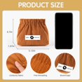 thumbnail image 2 of Bolsa de maquillaje TJJII Corduroy 6/12 paquetes Elastic Aesthetic, 2 of 9