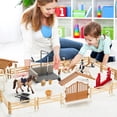 thumbnail image 2 of Set de juego con figuras de establo de Toy Horse Peagprav Horse Club, 2 of 6