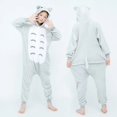 thumbnail image 3 of Kigurumi-Mono de conejo y Panda para niños y niñas, pijamas de Anime, disfraces de Cosplay para Navidad y Halloween, 3 of 6