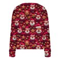 thumbnail image 4 of Chaqueta informal de manga larga sin capucha para mujer, cárdigan estampado a la moda, chaqueta informal de moda, camiseta de manga larga con cuello en V, chaqueta informal de manga larga con capucha,, 4 of 5