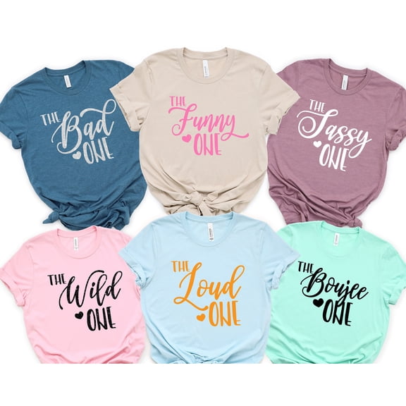 Best Friend Vacation ShirtGirls Trip ShirtGirls Party ShirtsThe Sassy One The Wild The Fun