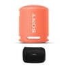 Sony XB13 EXTRA BASS Portable IP67 Wireless Speaker (Coral) with Knox Gear Case