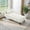 White, variant on YWEN 60" Modern Velvet Chaise Lounge Indoor,Upholstered Lounge Chair with Left Armrest and Lumbar Pillow, Button Tufted Lounge Sofa for Living Room Bedroom Office,Mini Chaise Longue Sofa
