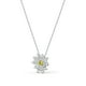 thumbnail image 3 of Collar con colgante de flor eterna de Swarovski para mujer, amarillo, 3 of 5