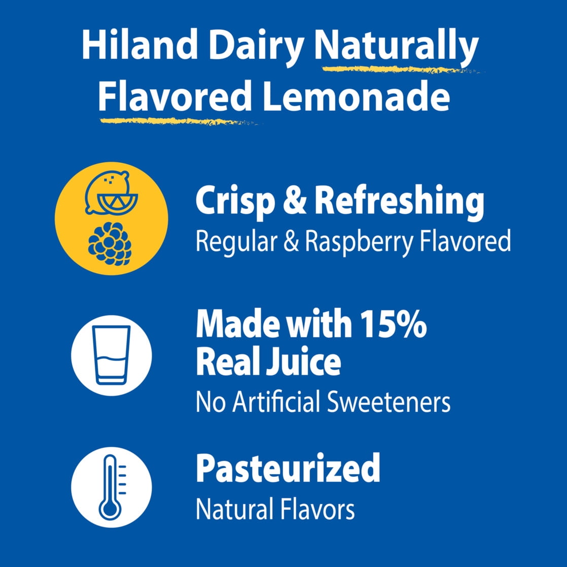 Hiland, Lemonade, Half Gallon, 64 Fl Oz