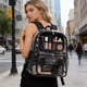 thumbnail image 4 of CaiYueKe Clear PVC Backpack Transparent Stadium Backpack for College Travel Events Large Capacity Waterproof Lightweight Breathable Backpack for Laptop Work Commuter, 4 of 7