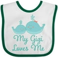 thumbnail image 3 of Inktastic My Gigi Loves Me Boys or Girls Baby Bib, 3 of 4