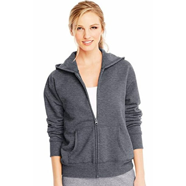Hanes Women's Fleece Zip Hoodie - Walmart.com