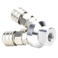 thumbnail image 4 of LHCER 3 Way Quick Connector Stainless Steel Plated Pearl Nickel Pneumatic Component G1/4in Thread,Pneumatic Fitting,Quick Connector, 4 of 8