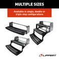 thumbnail image 6 of Lippert Black, 24", Steel RV Steps, 3-Step Manual, Anti-Slip Skid Tape, 6 of 6