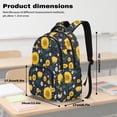 thumbnail image 6 of Uorisanigo Sunflower Black Backpack Set for Boys Ages 5-16, Large Capacity Bookbag with Insulated Lunch Bag, Water Bottle Holder and Pencil Box, Side Mesh Pocket for Laptop, 6 of 7