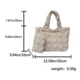 thumbnail image 3 of Bolso Celosía Diamantes para Mujer Tela Oxford Con Juego Embrague A, 3 of 9