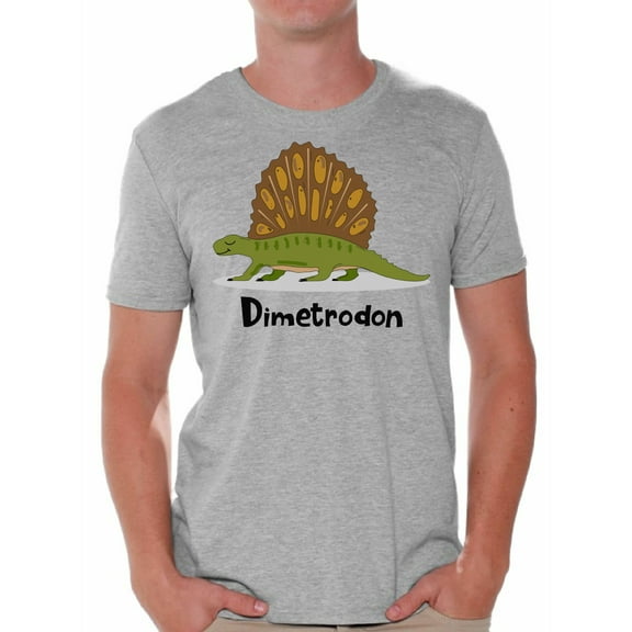 Awkward Styles Dimetrodon Dinosaur Shirt Dinosaur Tshirt for Men Dinosaur Gifts for Him Dinosaur Party Outfit Funny Dinosaur T Shirt Spirit Animal Shirt Men's Dinosaur T-Shirt Dinosaur Clothes