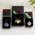 thumbnail image 5 of QIQUWOHUL Jewelry Gift Box Rose Sunflower Design Small Kraft Paper Box For Rings Pendants Earrings Necklaces Ideal For Christmas Holiday Anniversary Wedding Birthday, 5 of 6