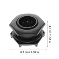 thumbnail image 2 of COMPUKAS 1Set Boat Drain Plug Kit Black Hexagonal Shape For Watercraft Enthusiasts, 2 of 7