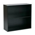 thumbnail image 3 of Prado 30 inch 2 Shelf Multipurpose Black Bookcase Engineered Wood, 3 of 6