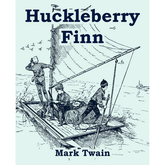Huckleberry Finn (Large Print Edition), (Paperback)