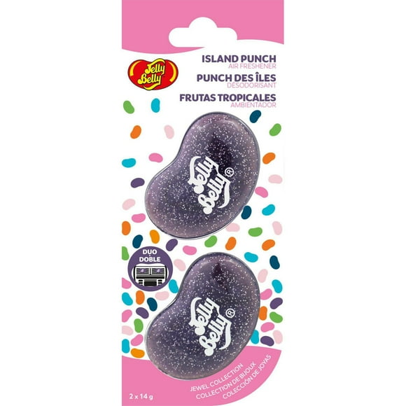 Jelly Belly Vent Clip Auto Air Freshener - Island Punch, 2 Pack