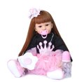 thumbnail image 3 of Decdeal Muñecas Reborn 24 Pulgadas Bebé Realista Silicona Vinilo &, 3 of 8