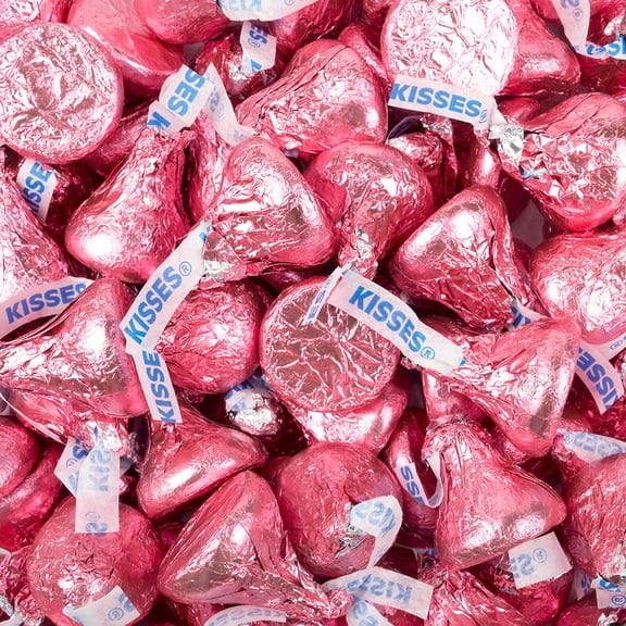 Hershey's Kisses Candy with Pink Foil Pink 180ct
