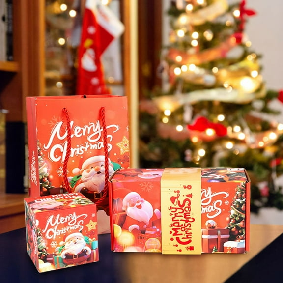 Fwttom Christmas Gift Boxes, Unexpected Surprise Gift Boxes With Lids for Presents, Holiday Surprise Gift Box Explosion Christmas Boxes for Gifts, Party Prop & Home Decor