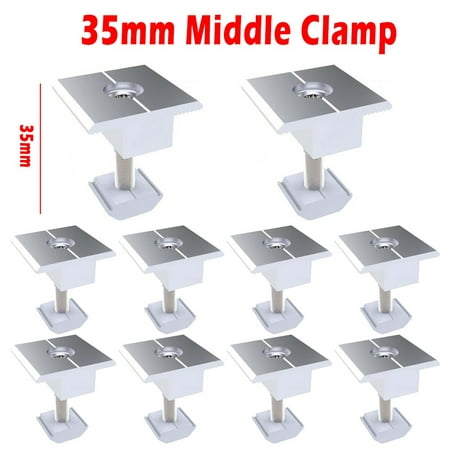 

Mduoduo Solar Panel Clamp Solid 30-45mm for Connecting and Fixing Solar Panel on Rails
