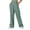 Green, variant on CAIXIA Cargo Sweatpants for Women High Waisted Straight Wide Leg Joggers Fall Casual Baggy Y2K Track Sweat Pants
