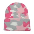 thumbnail image 4 of DALIX Cuff Beanie Cap 12" in Pink Camo, 4 of 4