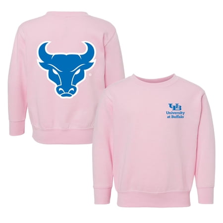 Toddler Chad & Jake Pink Buffalo Bulls Logo Pullover Sweatshirt