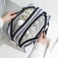 thumbnail image 3 of Dry-wet Separation Washing Bag Large Capacity Portable Travel Cosmetic Bag Storage Bag Clear Travel Toiletry Bag, 3 of 7
