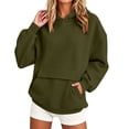 thumbnail image 2 of SYwaren Women's Oversized Hoodie Pullover Casual Long Sleeve Sweatshirt Tops, 2 of 7