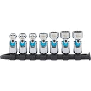 Titan Tool 66840 7-Piece Auto Flex Chrome Metric Socket Set