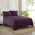 thumbnail image 2 of Sweet Home Collection 1800 Series Bed Sheets - Extra Soft Microfiber Deep Pocket Sheet Set - Purple, RV Queen, 2 of 6