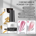 thumbnail image 4 of BORN PRETTY Mirror Powder Top Coat Gel Funcional Esmalte De Uñas Base Soak Off Nail Art 10ml, 4 of 4