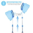 thumbnail image 5 of FRCOLOR Pool Net Rake 1 Set Pool Skimmer Net Mesh Swimming Pool Salvage Net Retractable Leaf Rake,16.93"X10.24"X11.81", 5 of 5