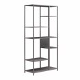 thumbnail image 2 of Systembuild Evolution Mission District Metal Bookcase Room Divider, Graphite, 2 of 8