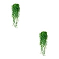 thumbnail image 4 of Advancent Fondo de pared artificial Flores colgantes Planta Vid falsa Decoración de la boda Regalos de inauguración Interior Exterior Verde corto 85CM Corto Verde 85CM 2piezas Advancent CBP487916, 4 of 6
