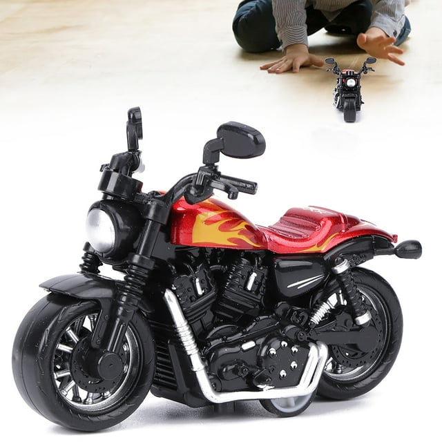 Juguete de coche para niños, modelo de juguete de moto de aleación, juguete de moto, juguete de vehículo para niños, máxima fiabilidad