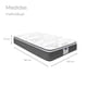 thumbnail image 4 of Colchón Individual Restonic TechnoSleep Semi Firme, 4 of 7